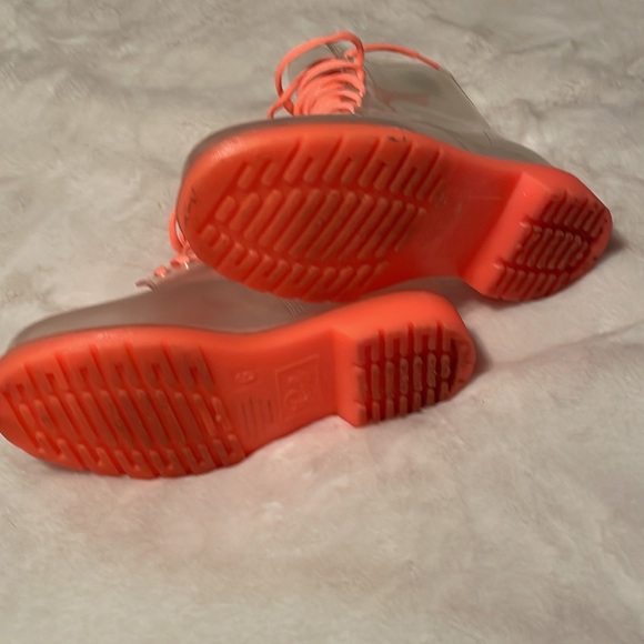 Pink & Clear Workboots - Size 6 - Picture 5 of 9